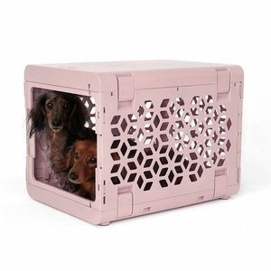 Small PAWD® | Modern Collapsible Plastic Dog & Pet Crate by Kindtail